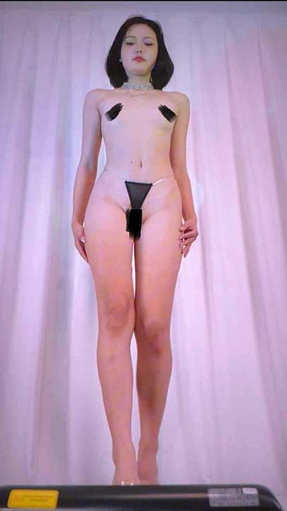 4K 魔丽舞社 韩笑 绝版定制裸舞5V