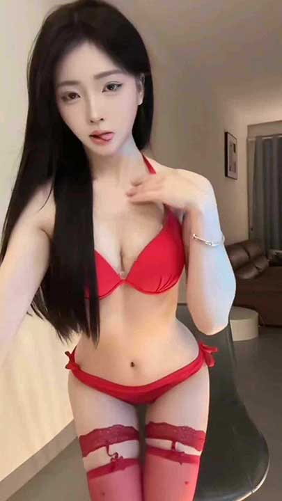 抖音 小邹很哇塞 比基尼内衣套装定制热舞3V