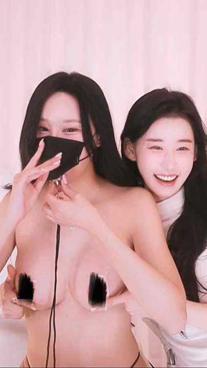 韩国BJ in0410 高颜主播双女互动热舞21V【2.82G】