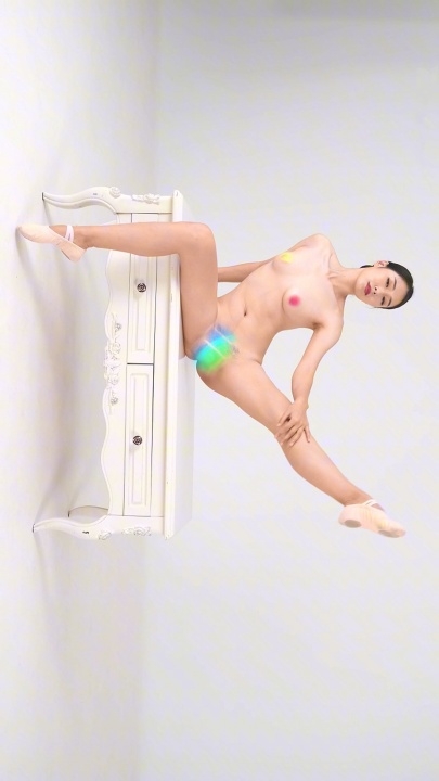 专业舞蹈模特 裸舞展示高抬腿多毛美穴 4V6分 x498